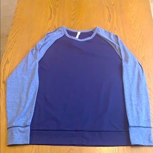 Lululemon athletic two tone long sleeve size XL